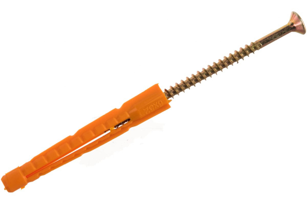 Дюбель универсальный с шурупом 8 шт. (6х52 мм) Зубр 4-301196-06-052