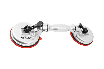 Вакуумный съемник (присоска) AIST двойной, шарнирный, 40 кг, d=117мм, металл 67341702 00-00004213
