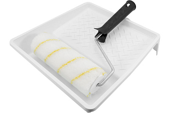 Набор DECOR задорный: ванночка 260х290 мм валик 180 мм, бюгель 6 мм, ворс 12 мм, полиамид 670-8882