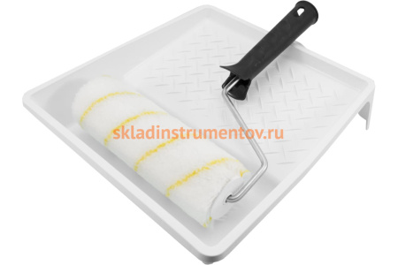 Набор DECOR задорный: ванночка 260х290 мм валик 180 мм, бюгель 6 мм, ворс 12 мм, полиамид 670-8882