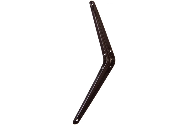 Угловой кронштейн СИБРТЕХ с ребром 200х250 мм коричневый 94026