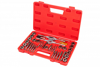 Набор метчиков и плашек AV Steel 40 предметов AV-921129