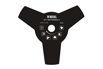 Диск для триммера, 3 лезвия DENZEL 96325