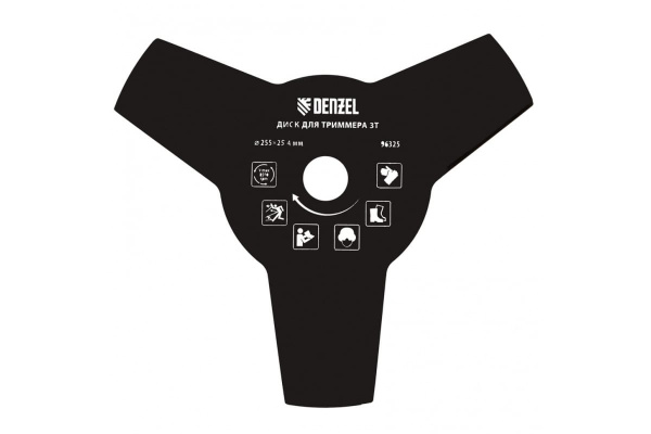 Диск для триммера, 3 лезвия DENZEL 96325