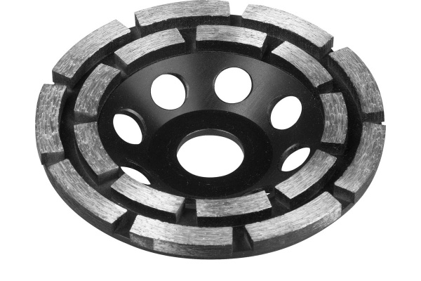 Чашка алмазная двухрядная 115 мм ЗУБР Профессионал, 33372-115