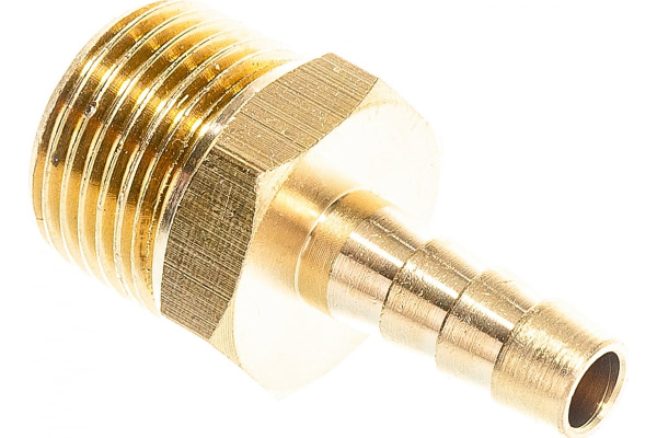 Штуцер пневматический (3/8"M - елочка 6 мм) ЭВРИКА ER-MH06/04