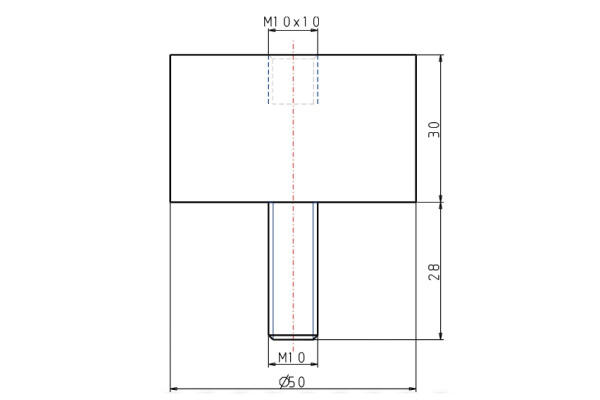 Резинометаллический буфер KIPP K0568.05003055
