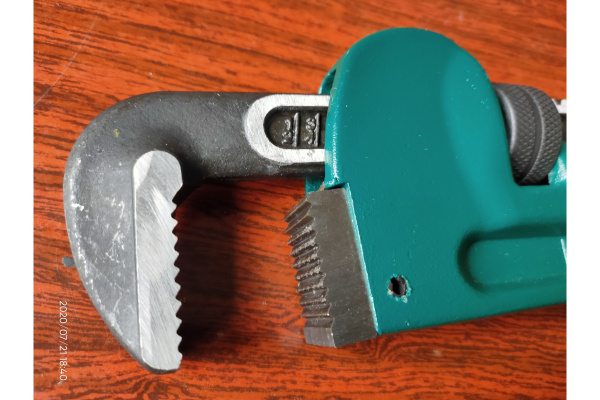 Трубный разводной быстрозажимной ключ Kraftool тип Rigit Cr-Mo губки высокотехнологичный Al корпус 2"/350 мм 2728-35_z01