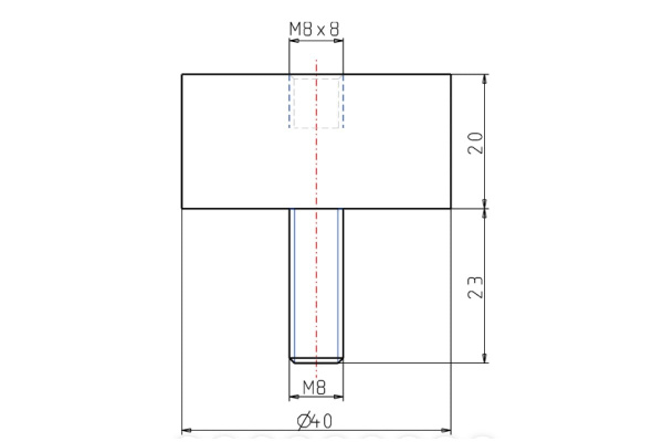 Резинометаллический буфер KIPP K0568.04002055