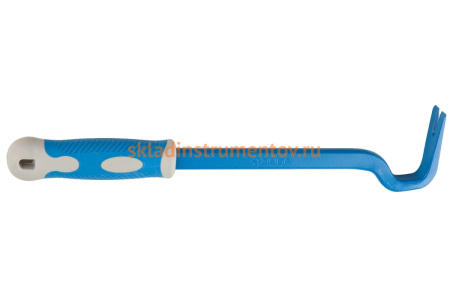 Гвоздодер Зубр ЭКСПЕРТ, кованый, усиленный, 22x12 мм, обрезиненная ручка, 430 мм 21605-45