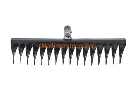 Витые грабли без черенка 16 зубьев, 420мм СИБРТЕХ Россия 61750