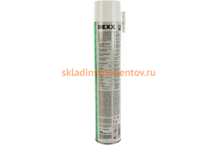Монтажная пена DEXX ADAPTER 750 мл, адаптерная, всесезонная 41123