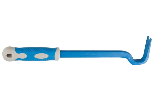 Гвоздодер Зубр ЭКСПЕРТ, кованый, усиленный, 22x12 мм, обрезиненная ручка, 430 мм 21605-45