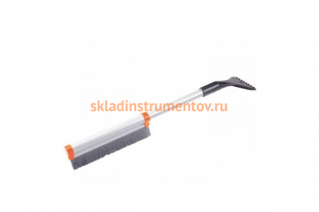 Щетка-сметка для снега со скребком, телескопическая 41-60 см STELS 55311
