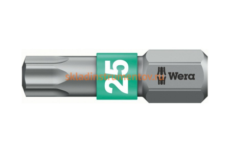 Бита BTZ TX25, 25 мм WERA WE-066126