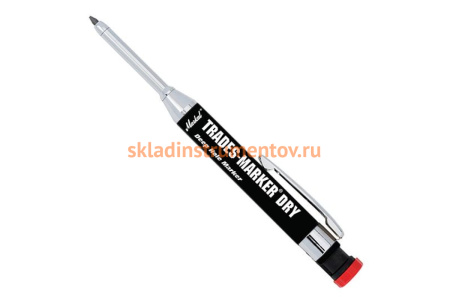 Профессиональный карандаш с корпусом из нержавеющей стали Markal Trades Marker Dry 96260 Профессиональный карандаш с корпусом из нержавеющей стали Markal Trades Marker Dry 96260