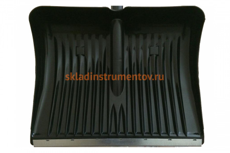 Лопата для снега СПЕЦ пластик, 512x408 мм, с оцинкованной планкой, без черенка КПБ-234219