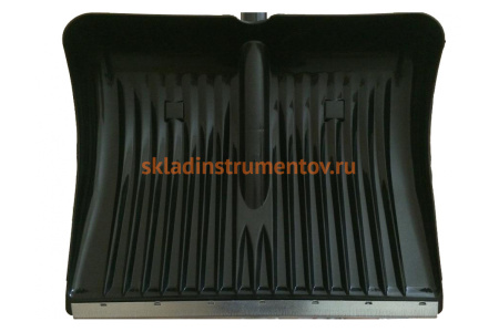 Лопата для снега СПЕЦ пластик, 512x408 мм, с оцинкованной планкой, без черенка КПБ-234219