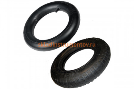 Покрышка с камерой для пневматического колеса PR 4.00-6 315х84 мм А5 1000689
