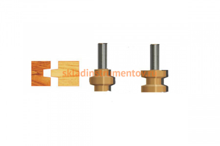 Набор фрез пазо-шиповых (2 шт; 38.1x28.6 мм; хвостовик 12 мм) Энкор 10603