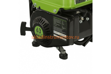 Бензиновый генератор СИБРТЕХ БС-950 0,8 кВт 230 В, 2-х такт, 4 л, ручной стартер 94665