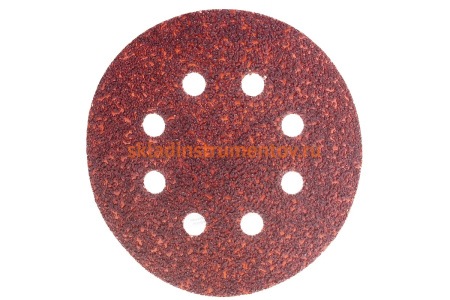 Круг шлифовальный на липучке для обработки дерева (125 мм; Р36; 8 отверстий) KLINGSPOR 270247