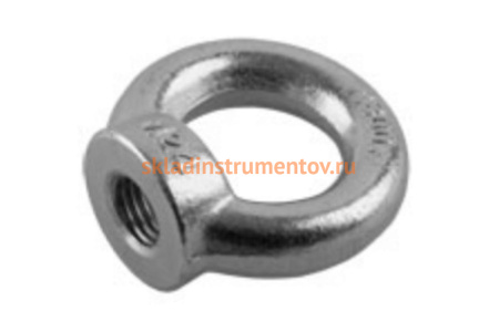 Рым-гайка DIN 582 оцинкованная (М10; ТФ6) Зубр 4-304326-10 Рым-гайка DIN 582 оцинкованная (М10; ТФ6) Зубр 4-304326-10