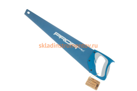 Пила по дереву РемоКолор PROFI, синее тефлоновое покрытие, 11-12 TPI, 500 мм, 42-3-850