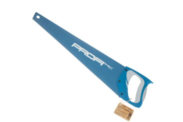 Пила по дереву РемоКолор PROFI, синее тефлоновое покрытие, 11-12 TPI, 500 мм, 42-3-850