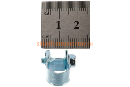 Металлические хомуты СИБРТЕХ, MINI 9-11мм, ширина 9мм,  винтовой, W1, 2шт 47502