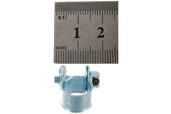 Металлические хомуты СИБРТЕХ, MINI 9-11мм, ширина 9мм,  винтовой, W1, 2шт 47502