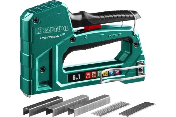 Алюминиевый cтеплер 53 (6-14мм)/140 (8-14мм)/13/ 53F/300/500 KRAFTOOL Universal-HD 3188