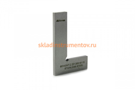 Поверочный угольник Micron УП 60х40 кл.2 МИК 77923