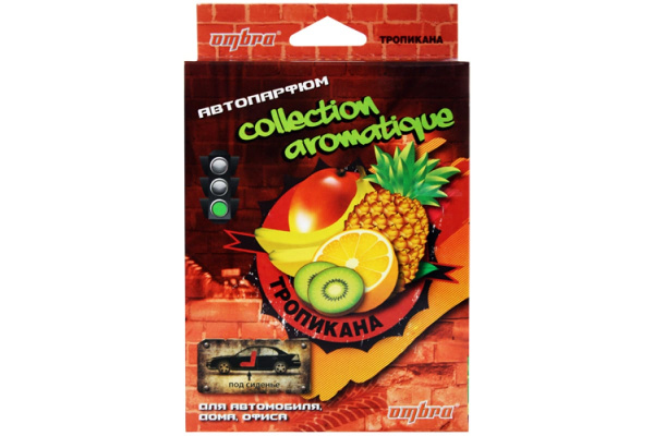 Ароматизатор под сиденье "Collection Aromatique" тропикана OMBRA CA-01