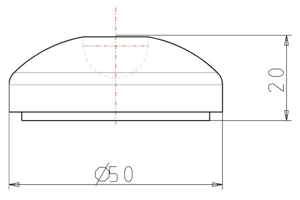 Диск для шарнирной опоры KIPP K0415.2050