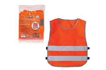 Жилет Airline со светоотражающими полосами, детский, р. 30-34 58*51 см, оранжевый ARW-CV-03