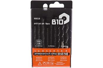 Набор сверл, 9 шт Archimedes 90018