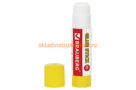 Клей-карандаш BRAUBERG Смайлики 25 г 227970