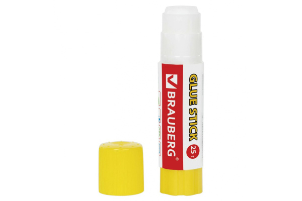 Клей-карандаш BRAUBERG Смайлики 25 г 227970