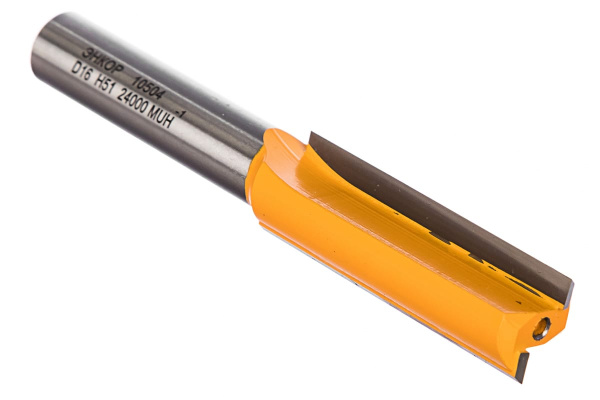 Фреза пазовая прямая (16х51 мм; хвостовик 12 мм) по дереву Энкор 10504