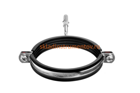 Трубный хомут с гайкой Зубр оцинк 1/2  1шт  37866-20-24