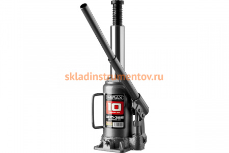 Гидравлический бутылочный домкрат MIRAX 10т 43260-10