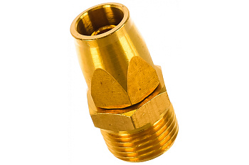 Соединитель резьбовой 1/2 с зажимом для шланга 8х12 мм ROCKFORCE RF-B1280/4