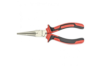 Круглогубцы 160мм, никелированные, двухкомпонентные рукоятки MATRIX NICKEL 17355