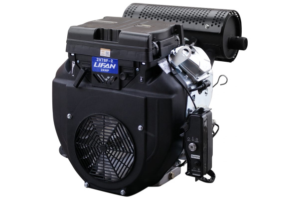 Двигатель LIFAN LF2V78F-2A (24 л.с.) D25, 20А 00-00000605