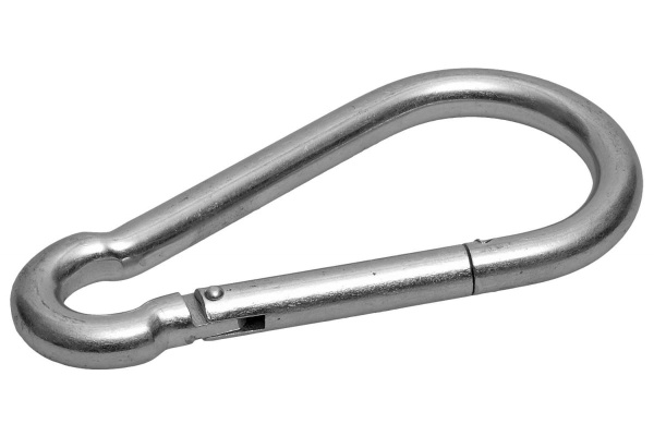 Карабин ЗУБР DIN 5299С, 5мм, 1 шт, оцинкованный, 304546-05 Карабин ЗУБР DIN 5299С, 5мм, 1 шт, оцинкованный, 304546-05