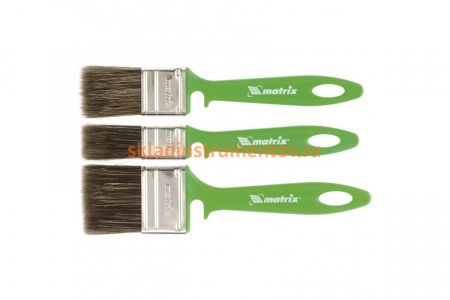 Набор кистей «Работы по дереву» 25мм, 35мм, 50мм MATRIX Color Line 83379