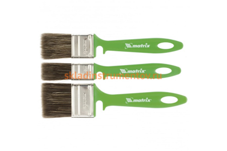 Набор кистей «Работы по дереву» 25мм, 35мм, 50мм MATRIX Color Line 83379