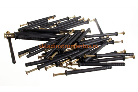 Полипропиленовый дюбель-гвоздь STAYER MASTER потайный бортик, 8x100 мм, 50 шт 30645-08-100