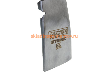 Молоток-кирочка STAYER STRIKE Professional КАМЕНЩИКА 600г цельнометаллический 20165